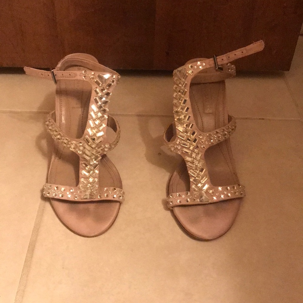 Rose colored BCBG heels